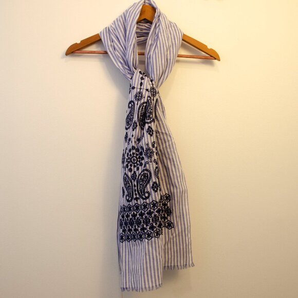 Embroidered Scarf - Talbots - Picture 4 of 6